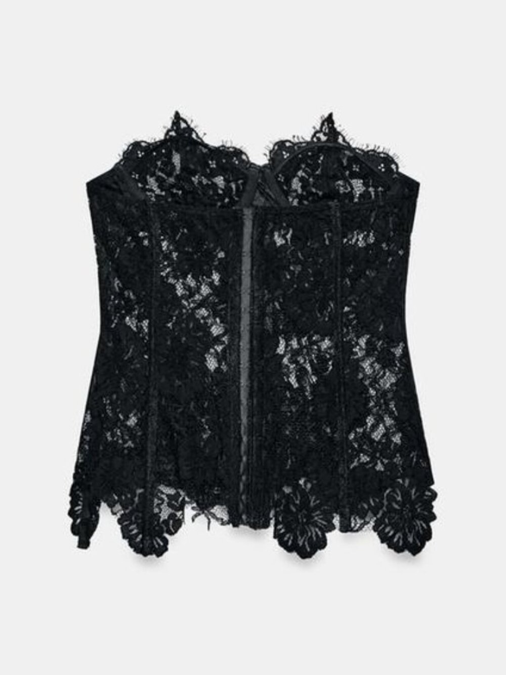 ZARA ZW COLLECTION LACE CORSET - Picture 9 of 10